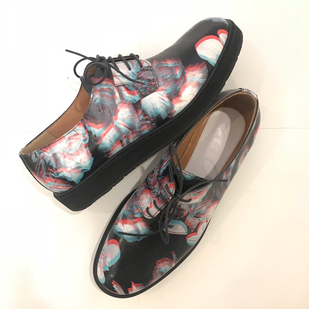 MAISON MARTIN MARGIELA Platform Oxfords Sz 40.5 - Picture 5 of 7